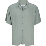 Jack & Jones JJEJEFF SOLID RESORT Yeşil Erkek Gömlek