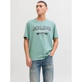 Jack & Jones Jjelogo Tee Ss O-Neck 2 Col SS26 Sn Yeşil Erkek T-Shirt 12288016 - 338-Yeşil