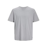 JACK & JONES Jjeorganic Basic Tee Ss O-neck Noos Erkek Chino şort, Gri (Ultimate Grey), M