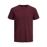 JACK & JONES JJEORGANIC BASIC TEE SS O-NECK NOOS Erkek Tişört, Bordo, L