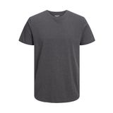 Jack & Jones Jjeorganic Melange Tee Ss O-Neck Noos Koyu Gri Melanj Erkek T-shirt