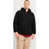 Jack Jones Jjeotto Puffer Jacket Sn Pls Erkek Siyah Büyük Beden Mont 12263996-02