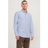 Jack & Jones Jjeoxford Shırt Ls Noos Mavi Erkek Gömlek