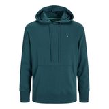 JACK & JONES JJEPAULOS SWEAT HOOD NOOS Erkek Sweatshirt, Deep Teal, XXL