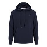 JACK & JONES JJEPAULOS SWEAT HOOD NOOS Erkek Sweatshirt, Navy Blazer, L