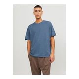 Jack & Jones Jjepaulos Tee Ss Crew Neck Noos Erkek T-Shirt - M - Blue
