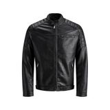 Jack & Jones JJerocky Jacket Noos Erkek Deri Mont Siyah