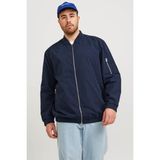 Jack & Jones JJERUSH BOMBER NOOS PLS Lacivert Erkek Ceket - XL