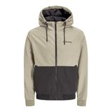 JACK & JONES JJERUSH HOOD BOMBER NOOS Erkek Bomber Ceket, Coriander, L