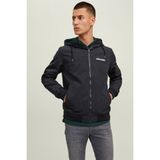 Jack & Jones Jjerush Hood Bomber Noos Siyah Erkek Mont