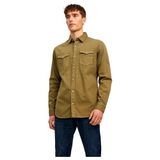 JACK & JONES JJESHERIDAN SHIRT L/S NOOS Erkek Gömlek, Forest Night, XL