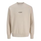 Jack & Jones Jjesoho Sweat Crew Neck Noos Sweatshirt, L, 12278791, Moonbeam, erkek