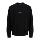 Jack & Jones Jjesoho Sweat Crew Neck Noos Sweatshirt, S, 12278791, Black, erkek