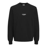 Jack & Jones Jjesoho Sweat Crew Neck Noos Sweatshirt, XL, 12278791, Black, erkek