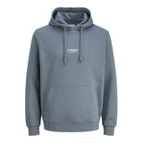 JACK & JONES JJESOHO SWEAT HOOD NOOS Erkek Sweatshirt Stormy Weather XL