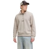 Jack & Jones Jjesoho Sweat Quarter Zip Hn Noos Sweat, L, 12278793, Moonbeam, erkek