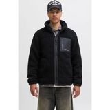 Jack & Jones Jjesoho Teddy Erkek Ceket Siyah Renkli Yumuşak Kumaşlı Rahat Model