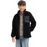 Jack & Jones Jjesoho Teddy Jacket Sn J Siyah Erkek Çocuk Ceket - 16 Yaş