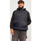 Jack Jones Jjesprınt Bodywarmer Collar Noos Pls Erkek Siyah Büyük Beden Yelek 12263997-02
