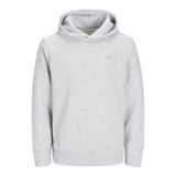 Jack & Jones Jjestaple Sweat Hood Light Grey Melange Erkek Sweatshirt