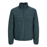 JACK & JONES JJESTATE PACKABLE PUFFER COLLAR NOOS Erkek Mont Ceket, Koyu Yeşil, S