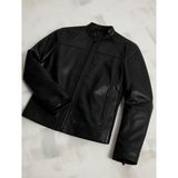 Jack & Jones Jjewarner Jacket Noos Siyah Erkek Mont Uzun Kol Düz Desenli - XS