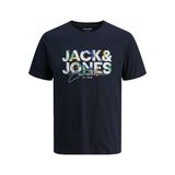 JACK & JONES JJGEPLAS TEE SS CREW NECK LN Erkek Tişört Sky Captain XL