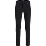 Jack & Jones Jjıglenn Sq 356 Slim Fit Jean Pantolon Erkek Siyah Desenli Yumuşak Kumaş - 28 / 30