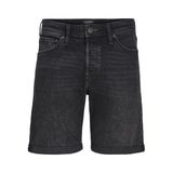 JACK & JONES JJIRICK JJIORIGINAL SHORTS AM 360 SN Erkek Şort, Black Denim, M
