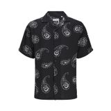 JACK & JONES, JJJEFF ABSTRACT PRINT RESORT SHIRT SS, Gömlek, Erkek, Siyah, S