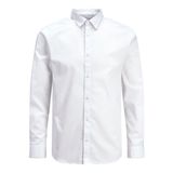 Jack & Jones Jjjoe Shirt LS Plain Beyaz Erkek Gömlek
