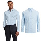 Jack & Jones JJJOE Shirt LS Plain Cashmere Blue Erkek Gömlek