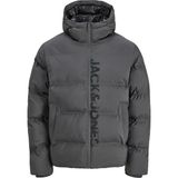Jack & Jones Jjkaıto Puffer Jacket Bf – Hafif Şişme Erkek Mont, Suya Dayanıklı Fermuarlı Kışlık Ceket - Gri