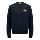Jack & Jones JJMAKOTO Sweat Crew Neck Erkek Sweatshirt - Şık ve Rahat Tasarım Mavi