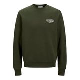 Jack & Jones JJMAKOTO Sweat Crew Neck Erkek Sweatshirt - Şık ve Rahat Tasarım yeşil