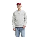 JACK & JONES Jjmakoto Sweatshirt Light Grey Melange, M, 12278601, Light Grey Melange, erkek