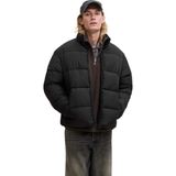Jack & Jones Jjmaze Puffer Collar Siyah Erkek Mont