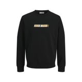 Jack & Jones Jjmunk Sweat Crew Neck Sn Siyah Erkek Sweatshirt 12298431
