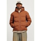 Jack & Jones Jjpayne Regular Fit Kapüşonlu Kuş Tüyü Dolgulu Şişme Mont Erkek Mont 12256887 - Bisküvi