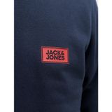 Jack & Jones JJRUSH SWEAT CREW NECK SN Sweatshirt, S, 12298426, Navy Blazer, erkek