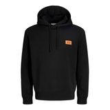 Jack & Jones JJRUSH SWEAT HOOD Kapüşonlu Sweatshirt, M, 12298428, Black, erkek