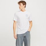 Jack & Jones JJSIMON TEE SS CREW Beyaz Erkek Kısa Kol T-Shirt - XL