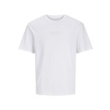 Jack & Jones JJTAKA Pamuk T-Shirt, XL, 12269369, Beyaz, Erkek