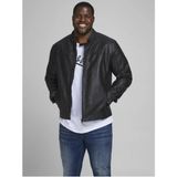 Jack & Jones Jjwarner Erkek Pu Deri Mont Siyah 12182461 V9 - 2XL