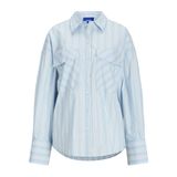 JACK & JONES JJXX JXAVA POPLIN LS O-SIZE POCK SHIRT WVN LN Kadın Gömlek, Cashmere Blue, XL