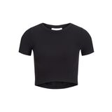 Jack & Jones Jjxx Jxflorie Ss Rib Tee Noos Siyah Kadın T-shirt