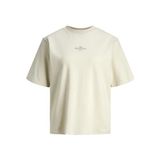 Jack & Jones JJXX Jxisa Belle LOOSE SS Tee JRS Bone White Kadın T-shirt