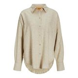 JACK & JONES JJXX JXJAMIE BREEZE SUMMER LS SHIRT WVN SN Kadın Gömlek, Feather Gray, L