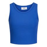 JACK & JONES JJXX Kadın Atlet JXFallon Nervürlü, Mavi Iolite, S