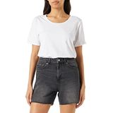 JACK & JONES JJXX Kadın Jxaura Rh Hw Ra Denim Sn Şort, Koyu Gri/Detay: ra005, L